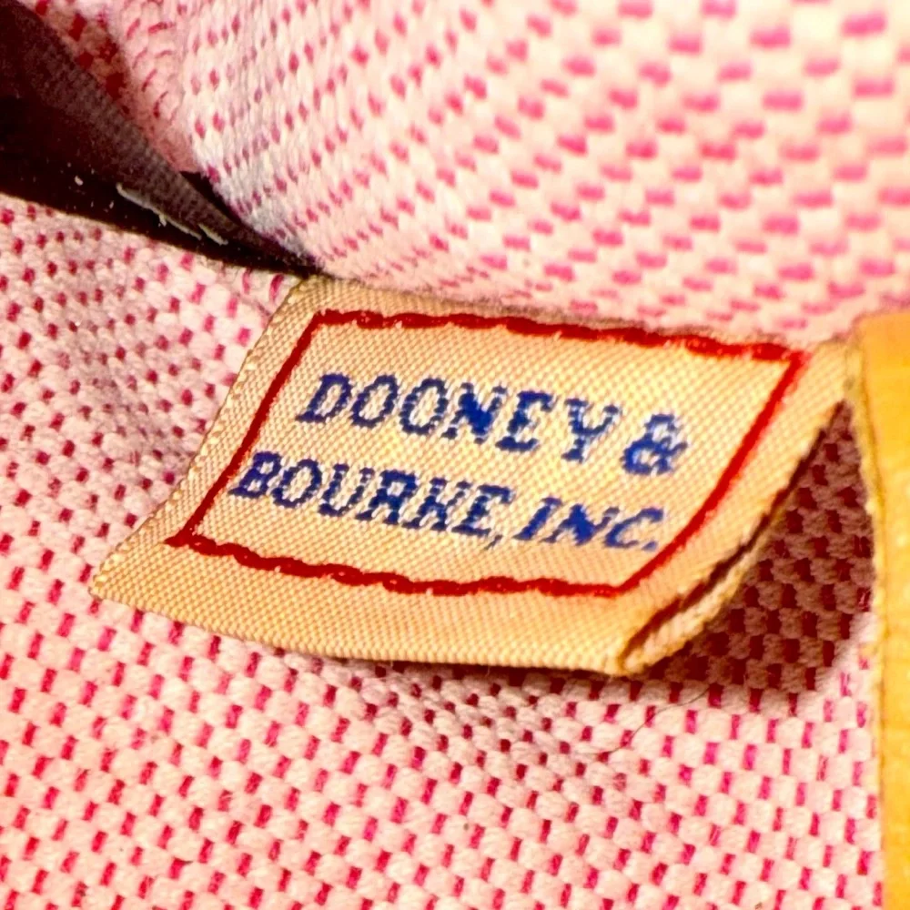 Vintage Dooney Bourke Top Handle Leather Satchel